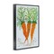 Stupell Industries Whimsical Garden Carrots Framed Giclee Design by Kay Widdowson